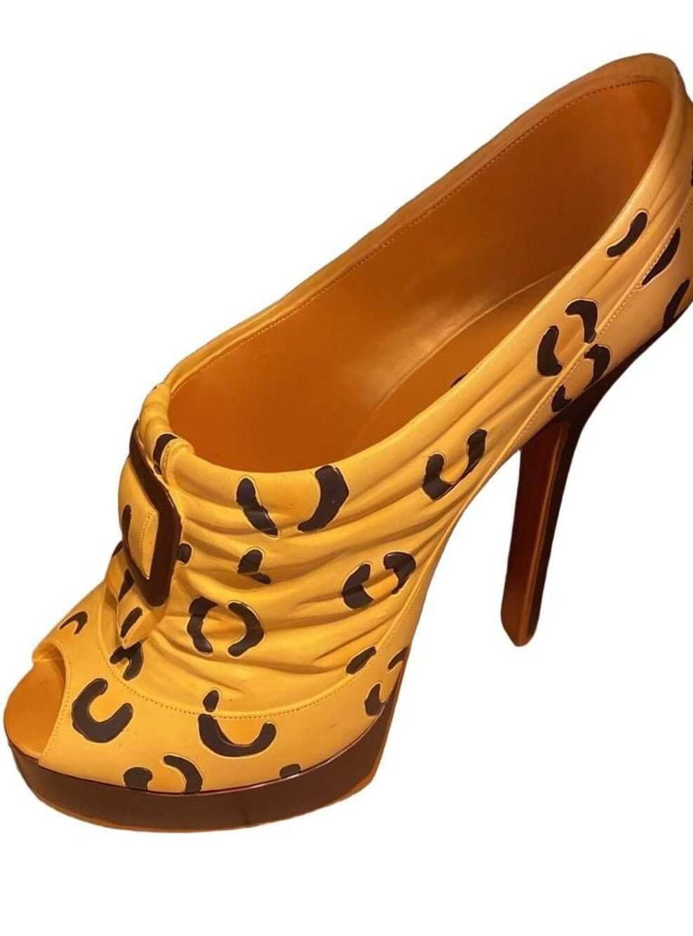 RaineDesigns High Heel Wine Bottle Holder Leopard Print